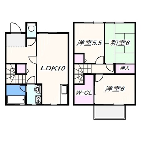 ハーブプラザ和泉鳥取Ⅰ番館の物件間取画像